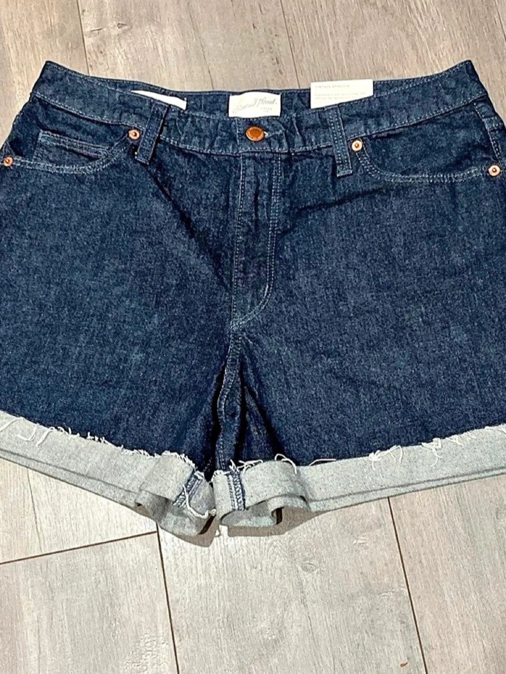Universal Thread High-Rise Vintage Midi Jean Shorts Size 12